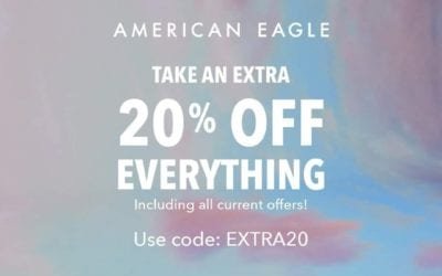 Additional 20% off everything, American Eagle Outfitters