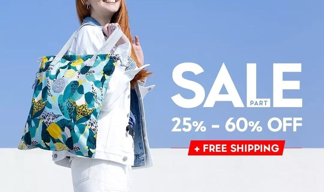 Avail 25% – 60% DISCOUNTS plus free shipping at Kipling