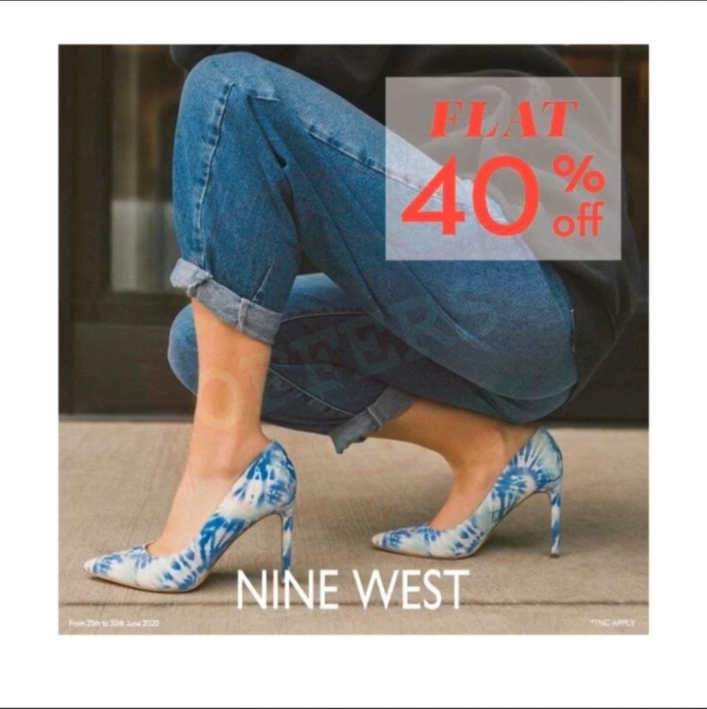 screenshot 20200625 181938 facebook2895888038360051938 Nine West Arabia at FLAT 40% off! Shop now