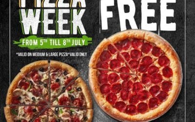 PIZZA WEEK OFFER for Buy 1 and Get 1 pizza FREE! ???