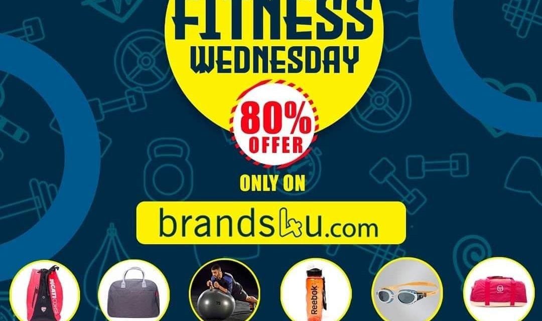 Fitness Wednesday!<br>With up to 80% off exclusively at Brands4u
