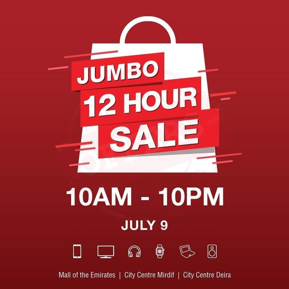 Get amazing deals on electronics. ?,
@malloftheemirates @citycentredeira @citycent12hoursale at Jumbo World