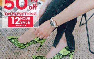 Flat 50% on all footwear, handbags & accessories at Nine West