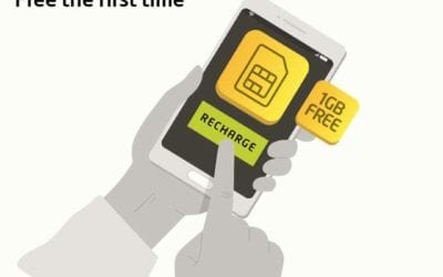 1GB free data on your first online recharge