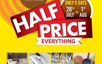 EVERYTHING HALF PRICE offer in Ras Al Khaimah at Home  Style this Summer!