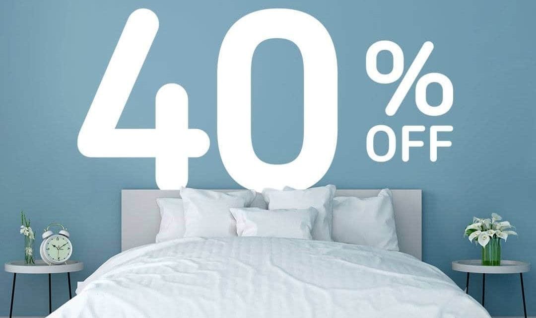 Enjoy 40% off mattresses, bed bases and headboards at Carrefour