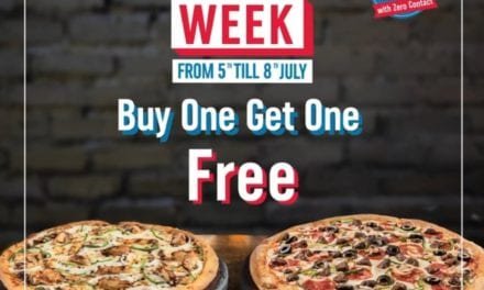 It’s 2 for 1 on your favorite pizzas at Domino’s Pizza