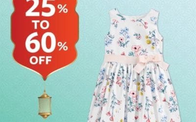 Get 25% – 60% OFF at Carter’s stores. #HappyEid
