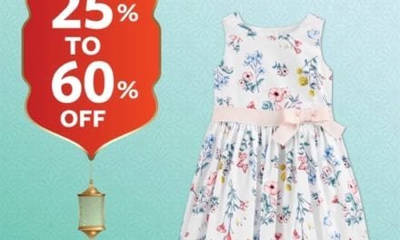 Get 25% – 60% OFF at Carter’s stores. #HappyEid