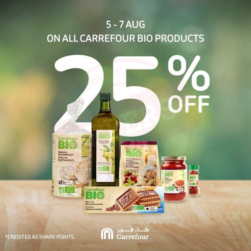fb img 15966351888962397610689454528657 Enjoy 25% back on all Carrefour BIO products