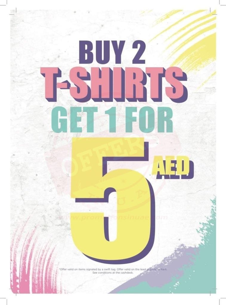 fb img 1597916617014378438400044527409 Buy 2 T-shirts and Get 1 for only 5 AED at Jennyfer Weekend Promo!