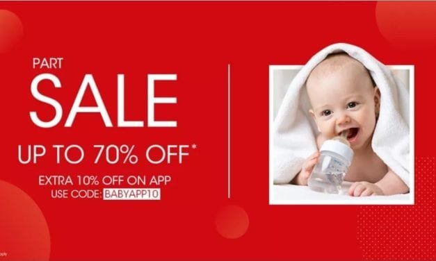 Enjoy up to 70% off at Babyshop