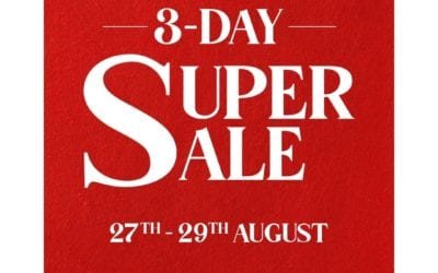 3 DAY SUPER SALE is now on at #Rivoli stores