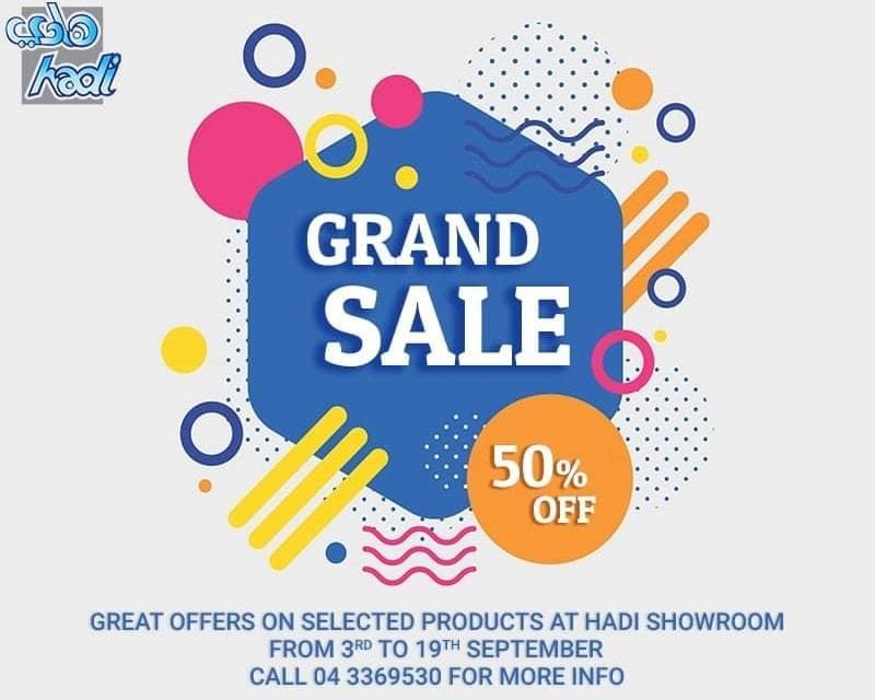 50% off grand Sale at Hadi Showroom