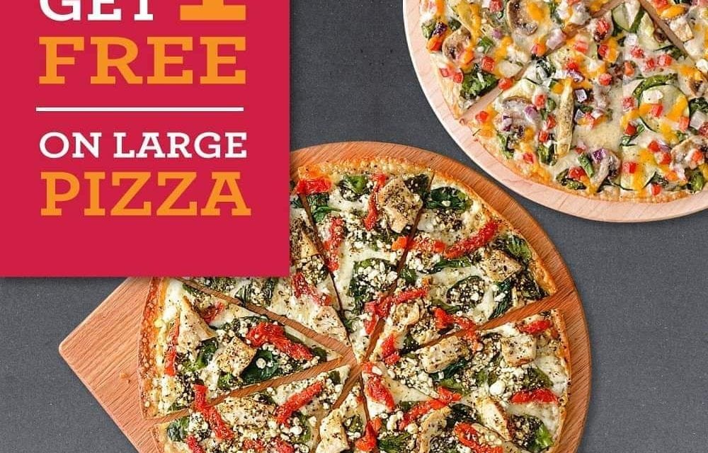 Buy 1 pizza and get 1 more for FREE! Papa Murphy’s UAE