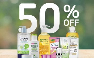 Today’s Offer- Get 50% off on all skincare products at Carrefour