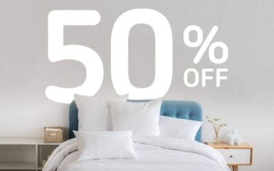 50% off on spring mattresses, bed bases and headboards at Carrefour