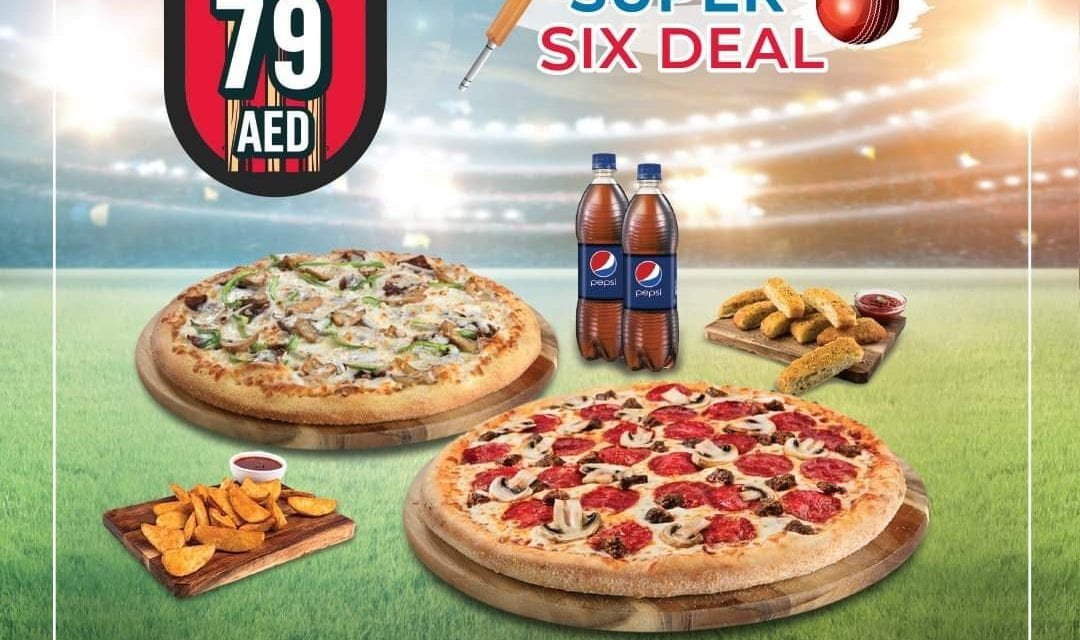IPL season enjoy Super Six Deal. Order today at Domino’s