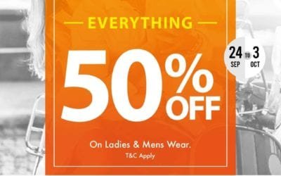 New Offers! ‘EVERYTHING-FLAT 50% OFF’ discount! Eternity Style