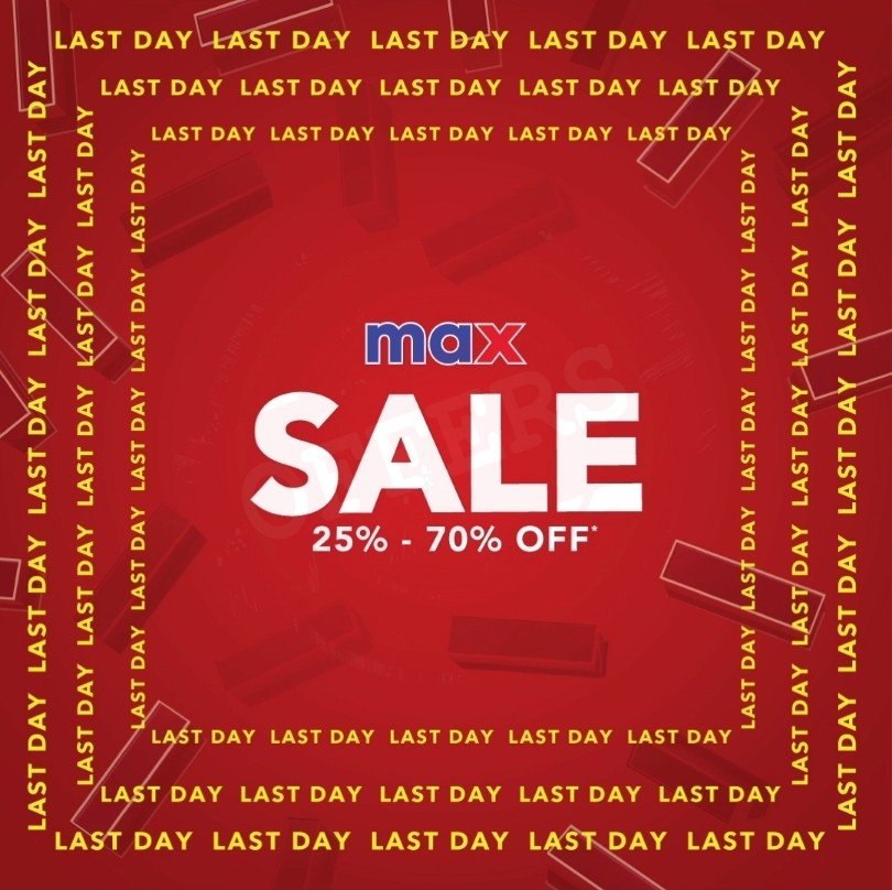 Screenshot 20200905 122047 Facebook Last Day of Max Sale! Up to 25% -70% off.