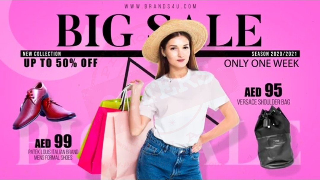 Up to 50% off on cosmetics, shoes, bags, sunglasses, perfumes, watches and many more! At Brands4u!