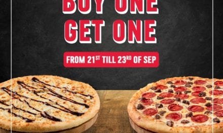 Enjoy 2 pizzas for the price of 1! Domino’s Pizza