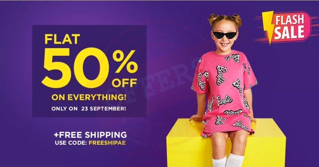 Flat 50% Off + Free Shipping.<br>Hurry – shop now at Babyshop