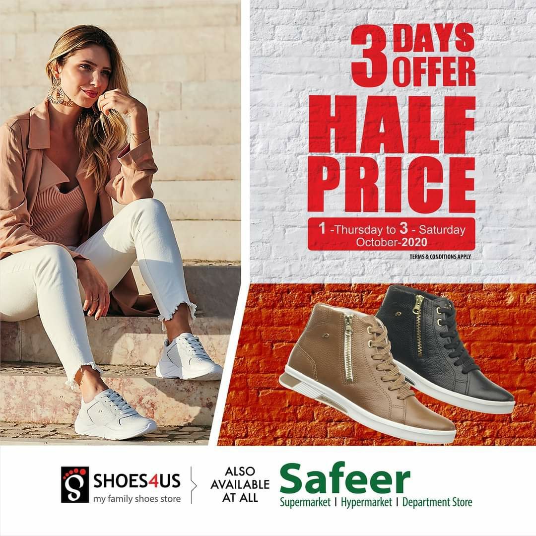 fb img 16015403821363265228278112972535 3 Day-Half Price Offer! Avail these offers only at Shoes4US