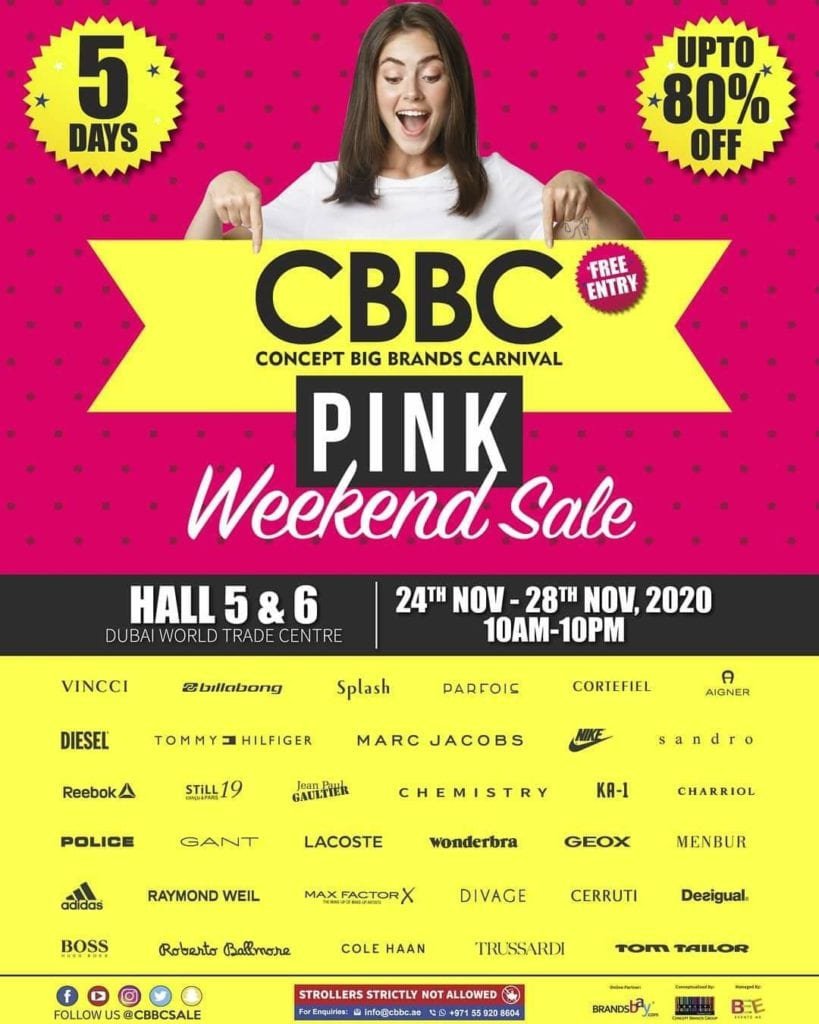 fb img 16062130741431899513969545513333 Upto 80% off on more than 250 brands exclusively at the CBBC Pink Weekend Sale