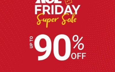 ACE Friday Super Sale is knocking on your doors with up to 90% OFF!