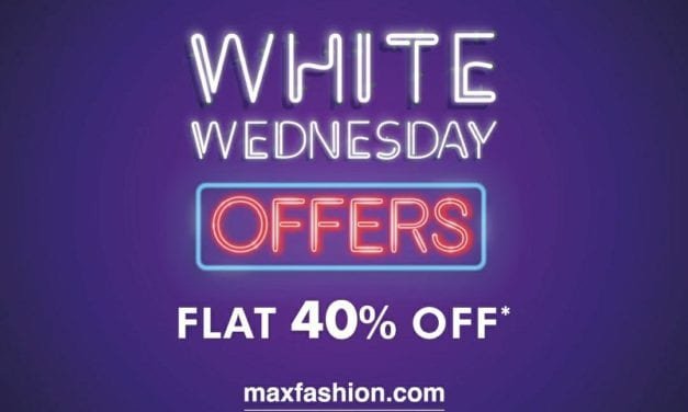 Flat 40% at Max Fashion WhiteWednesday Sale