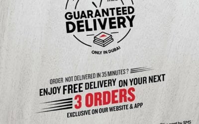 Pizza Hut order will reach you in 35 minutes! If not, enjoy ZERO delivery fee!
