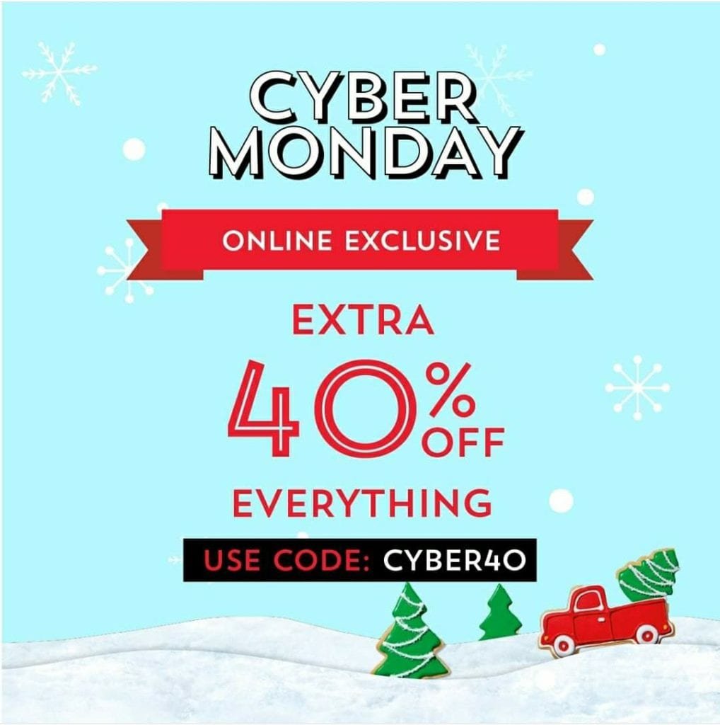 screenshot 20201130 123439 facebook7831827243124303384 Cyber Monday offer! Extra 40% Off on everything! Don't miss the chance to stock up!<br>Bath & Body Works