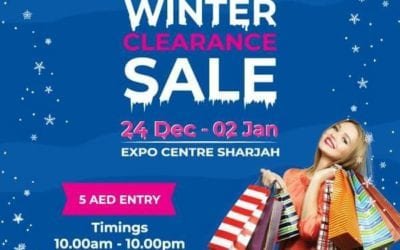 Sharaf DG exclusive winter clearance sale in Expo Centre Sharjah