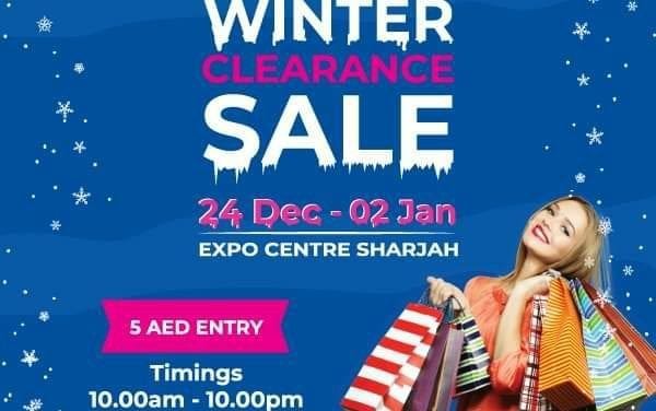 Sharaf DG exclusive winter clearance sale in Expo Centre Sharjah