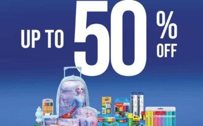 Enjoy up to 50% off on a wide range of school supplies when you shop at Carrefour.