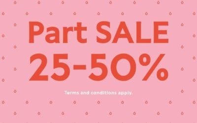 End of year sale! 25%-50% off  in all Pandora UAE stores.