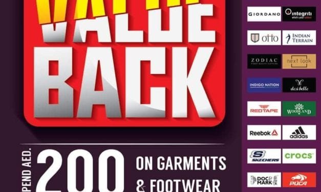 Get Half Value Back on readymades, garments and footwear at Safari hypermarket.