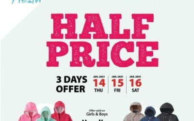 This weekend, shop at Smart Baby. Half Price on Hoodies and Jackets