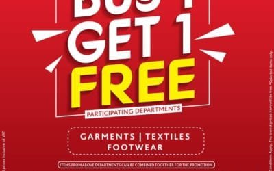Buy One Get One FREE -At all K.M.Trading stores across U.A.E.