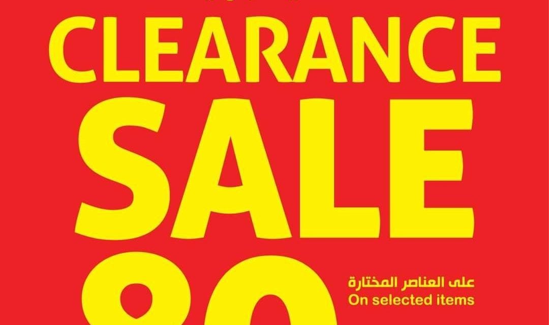 Clearance Sale! 80% Discount. At Joanna