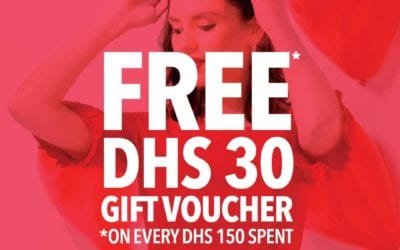 FREE 30 DHS gift voucher upon spending 150 DHS. MaxFashion