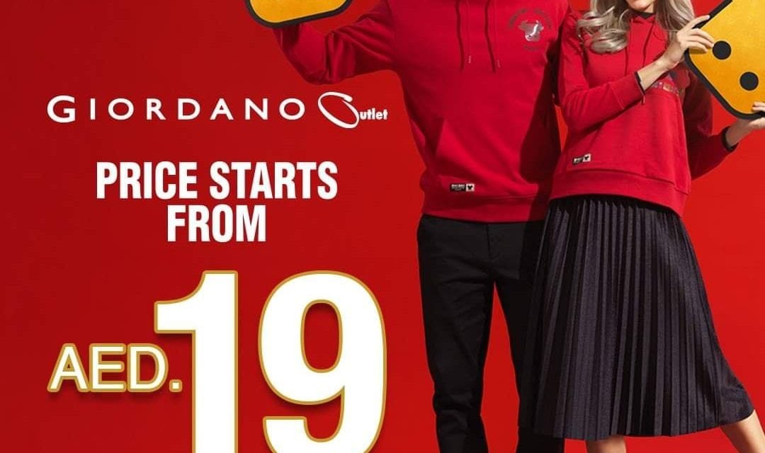 Giordano outfits with the best prices at Dubai Outlet Mall