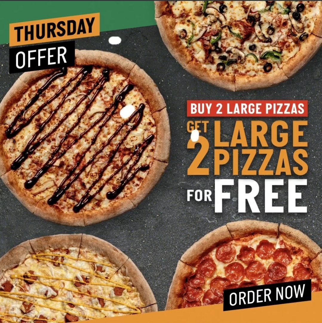 screenshot 20210204 122135 facebook818155155764338001 Here’s Papa John’s NEW Thursday big deal to kick off your weekend.