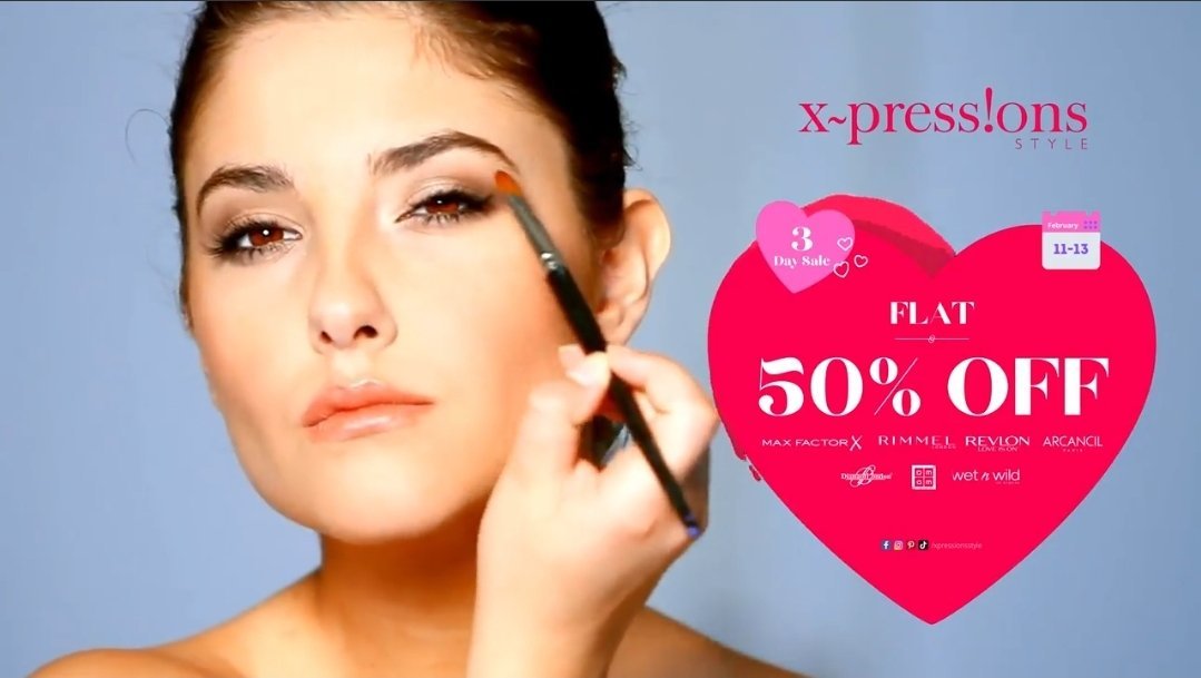Shop from the Xpressions Style and avail FLAT 50% off on the best makeup brands!