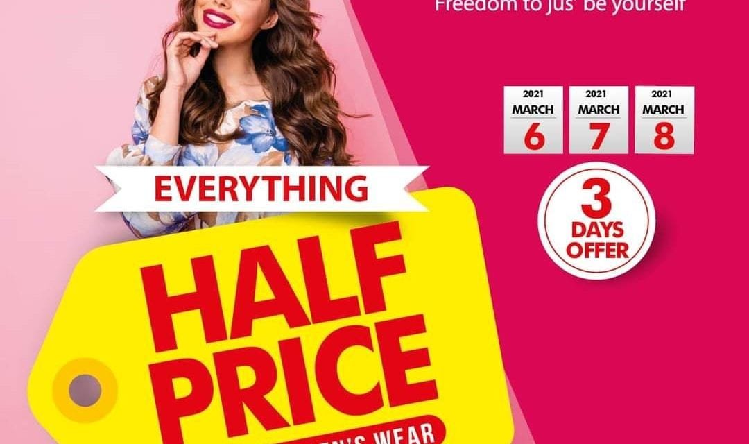 Celebrate this Women’s Day with a Half Price Offer at Eternity Style.