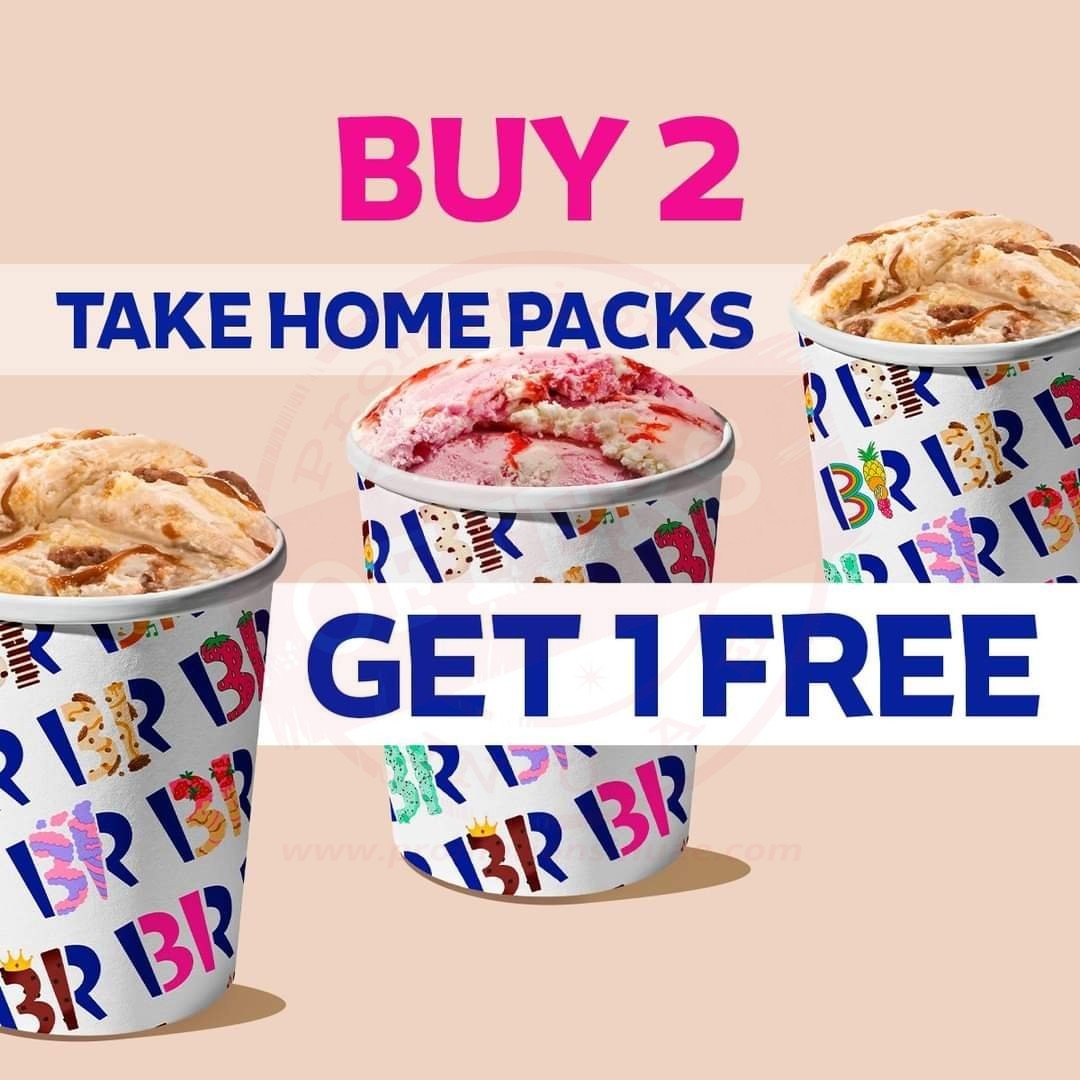 fb img 16158085219587670155802718356243 The wait is over, it's finally Monday again! Enjoy Baskin Robbins Monday Offer.