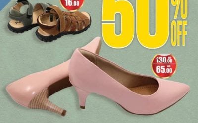 Grab a 50% off on the most comfortable and trendy styles  at Shoes4us