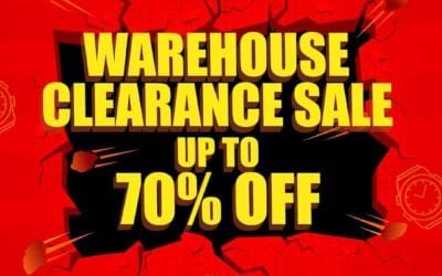 Up to 70% off on your favorite watches at The Watch House! Warehouse Clearance Sale