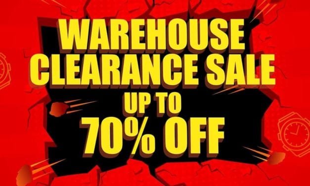 Up to 70% off on your favorite watches at The Watch House! Warehouse Clearance Sale